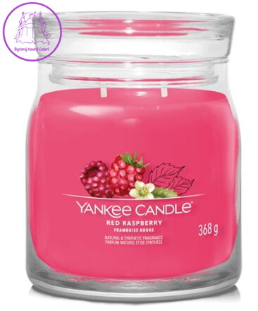 YANKEE CANDLE SIGNATURE STŘEDNÍ - RED RASPBERRY 368g