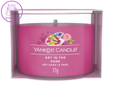 YANKEE CANDLE VOTIVNÍ SVÍČKA PLNĚNÁ VE SKLE - ART IN THE PARK