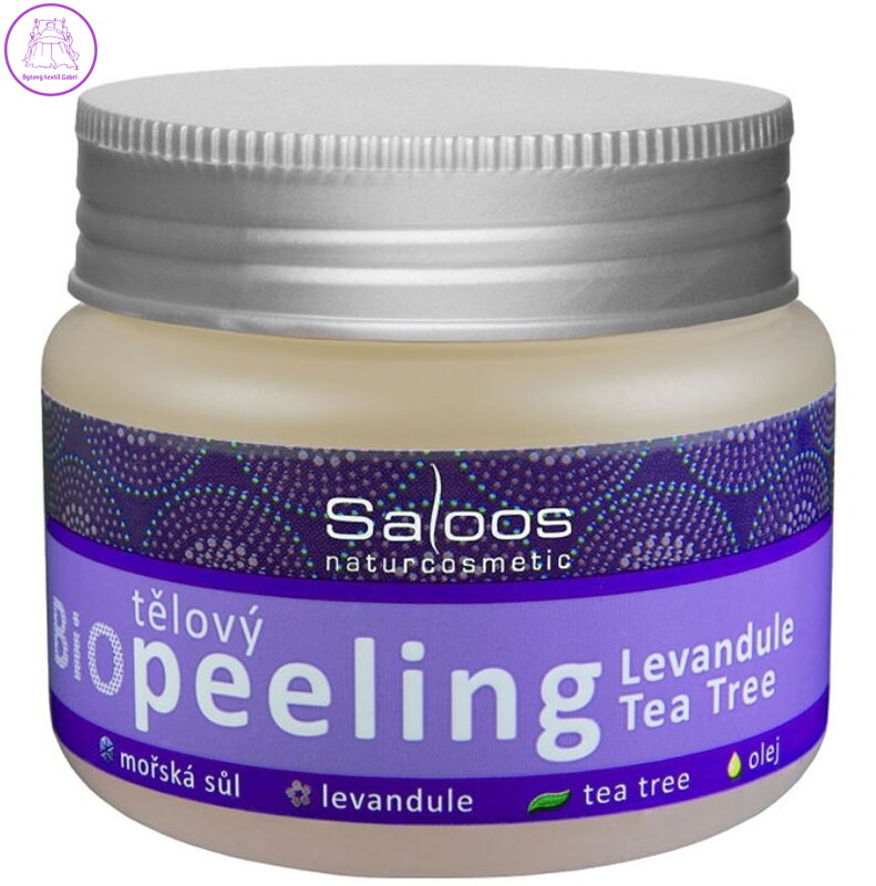 Bio tělový peeling - Levandule-Tea Tree 140g