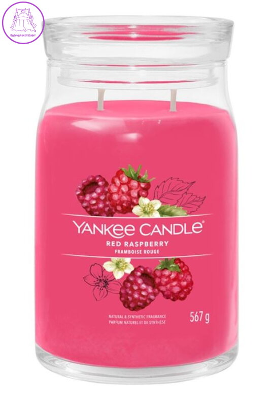 YANKEE CANDLE SIGNATURE VELKÝ - RED RASPBERRY 567g