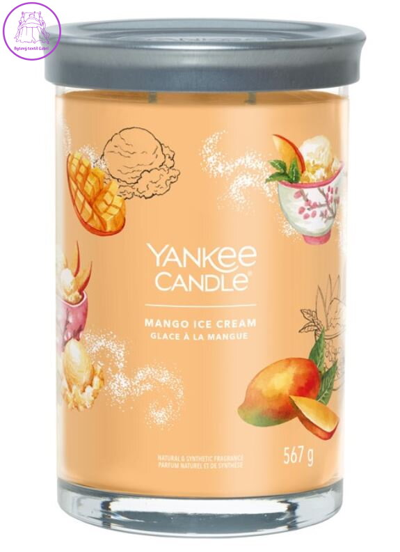 YANKEE CANDLE SIGNATURE TUMBLER VELKÝ - MANGO ICE CREAM 567g