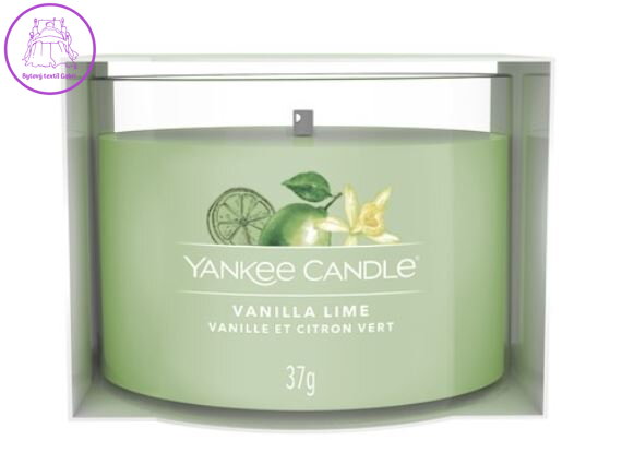 YANKEE CANDLE VOTIVNÍ SVÍČKA PLNĚNÁ VE SKLE - VANILLA LIME