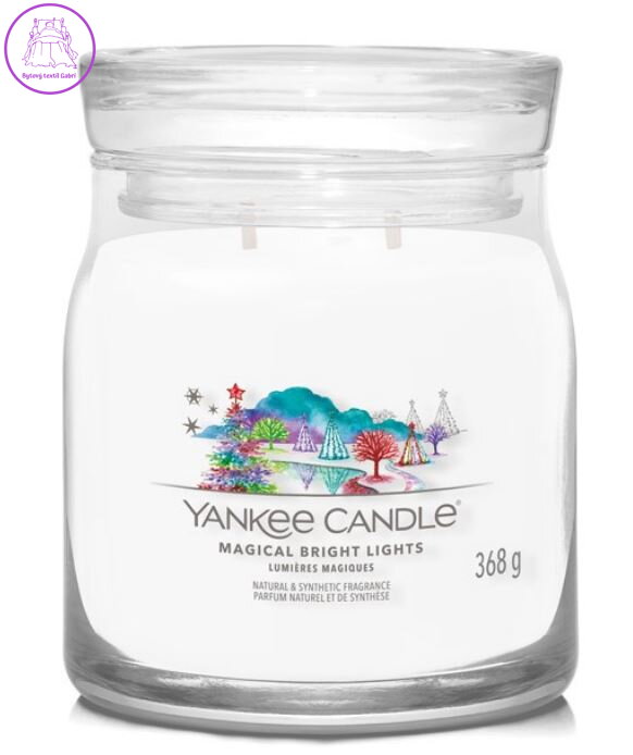 YANKEE CANDLE SIGNATURE STŘEDNÍ - MAGICAL BRIGHT LIGHTS 368g