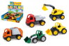 Auto Workies plast 12-14cm 5 druhů 10ks v boxu 18m+