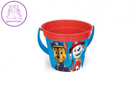 Kbelík kulatý 3,4 l plast Paw Patrol/Tlapková patrola  23,5x17,5cm 12m+  Wader