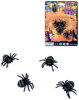 Zvířátko pavouk malý set 4ks halloween dekorace na kartě