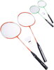 Badmintonový set 2 pálky 64cm + plastový košíček 2 barvy