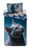Jerry Fabrics Povlečení fototisk Dark Cat 140x200, 70x90 cm