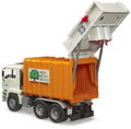 BRUDER 02772 Auto MAN TGA popeláři bílo-oranžové funkční model 1:16 plast