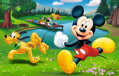 TREFL PUZZLE Mickey Mouse Den s přáteli mini 20x13cm 54 dílků 4 druhy