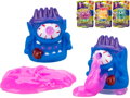 Příšerka Brainboooom Slime Monster 6cm se slizem 4 druhy na kartě