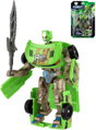 Transformer auto/robot 14cm transrobot bojový Zelený s přeměnou 2v1