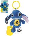 CLEMENTONI PLYŠ Stitch baby kousátko chrastítko pro miminko