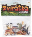 Zvířata domácí farma 4-6cm plastové figurky zvířátka set 12ks v sáčku