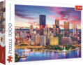 TREFL PUZZLE Pittsburgh Pensylvánie USA 68x48cm skládačka 1000 dílků