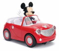 JADA RC Auto Roadster s myšákem Mickey Mouse na vysílačku 2,4GHz na baterie