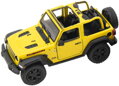 KINSMART Auto 1:34 Jeep Wrangler otevřená střecha 2018 kov PB 12cm 4 barvy