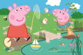 TREFL PUZZLE Prasátko Peppa Pig U rybníka mini 20x13cm 54 dílků 4 druhy