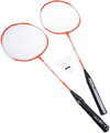 Badmintonový set 2 pálky 64cm + plastový košíček 2 barvy