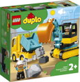 LEGO DUPLO Náklaďák a pásový bagr 10931 STAVEBNICE