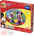 DINO DŘEVO Kostky obrázkové Mickey Mouse set 12ks kubus *DŘEVĚNÉ HRAČKY*