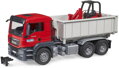 BRUDER 03767 Auto MAN TGS LKW s kontejnerem + nakladač Schäffer model 1:16