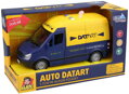 Auto dodávka 22cm Datart na setrvačník na baterie 1:16 Světlo Zvuk CZ kov