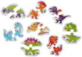 PUZZLIKA Baby puzzle skládačka Dinosauři 8x 2 dílky pro miminko