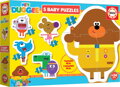 EDUCA Baby puzzle Hey Duggee 5v1 (3-5 dílků)