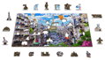 WOODEN CITY Dřevěné puzzle Rušná Paříž 2v1, 150 dílků EKO