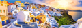 TREFL Panoramatické puzzle Západ slunce na Santorini, Řecko 1000 dílků