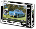 RETRO-AUTA Puzzle č. 7 Škoda 1000 MB (1966) 500 dílků