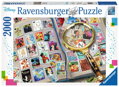 RAVENSBURGER Puzzle Disney: Moje oblíbené známky 2000 dílků