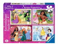 RAVENSBURGER Puzzle Disney: Princezny 4x100 dílků