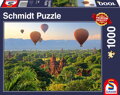 SCHMIDT Puzzle Horkovzdušné balóny nad Mandalay 1000 dílků