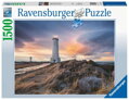 RAVENSBURGER Puzzle Magická atmosféra nad majákem Akranes, Island 1500 dílků