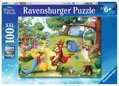 RAVENSBURGER Puzzle Medvídek Pú zachraňuje XXL 100 dílků