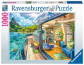 RAVENSBURGER Puzzle Ubytování na tropickém ostrově 1000 dílků