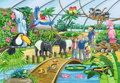 RAVENSBURGER Puzzle Vítejte v Zoo 2x24 dílků