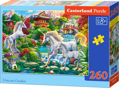 CASTORLAND Puzzle Zahrada jednorožců 260 dílků