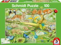 SCHMIDT Puzzle Zvířata v džungli 100 dílků