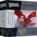 TREFL Wood Craft Origin puzzle Dungeons&Dragons: Starověký červený drak 501 dílků