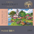 TREFL Wood Craft Origin puzzle Letní útočiště 501 dílků