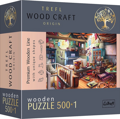 TREFL Wood Craft Origin puzzle Poklady na půdě 501 dílků