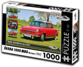 RETRO-AUTA Puzzle č. 22 Škoda 1000 MBG De Luxe (1967) 1000 dílků