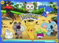 RAVENSBURGER Puzzle Pokémoni z Alola 4x100 dílků