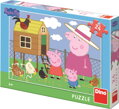 DINO Puzzle Prasátko Peppa 24 dílků