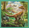 TREFL Puzzle Neobyčejný svět dinosaurů 3v1 (20,36,50 dílků)