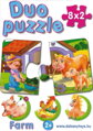 DOHÁNY Duo puzzle Na statku 8x2 dílky