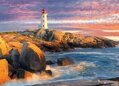 EUROGRAPHICS Puzzle Peggy's Cove Lighthouse, Nové Skotsko 1000 dílků